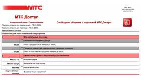 Как узнать стоимость тарифа МТС