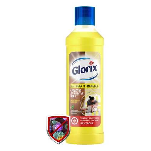 Универсальное чистящее средство для мытья полов Glorix лимонная энергия 1 л в Комус