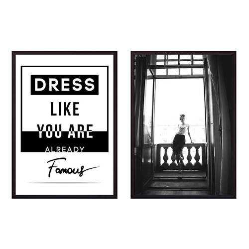 Набор постеров Коллаж Fashion №41 70х110 см в Комус