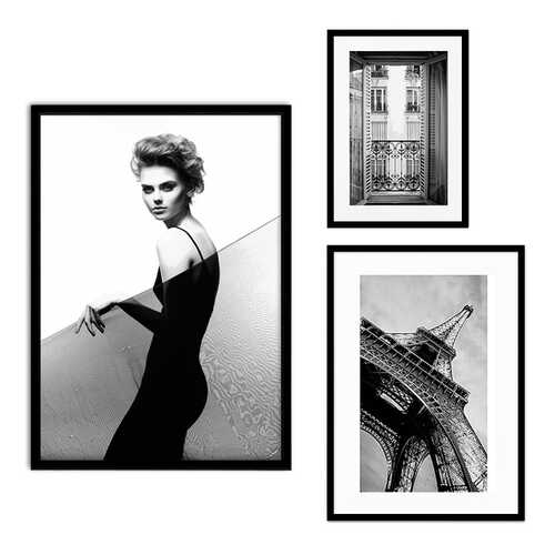 Набор постеров Коллаж Fashion №59 110х100 см в Комус