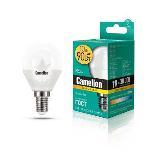 Лампа Camelion ELMG45-10W-83K-E14 в Комус