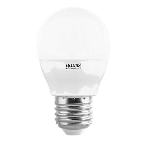 Лампочка Gauss Elementary G45 E27 8W 4100K 53228 в Комус