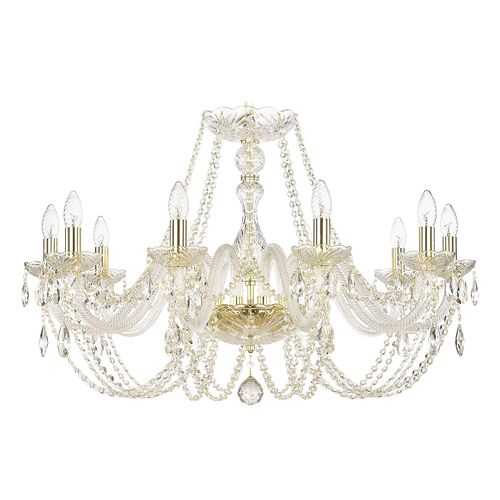 Люстра хрустальная 101/10/300 G Bohemia Ivele Crystal в Комус