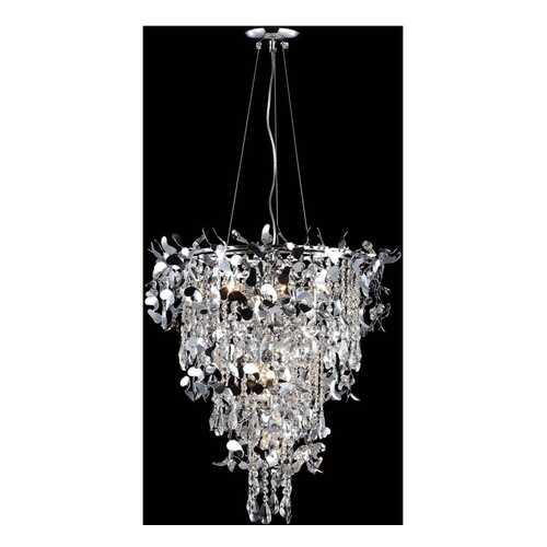 Люстра подвесная Crystal Lux Romeo SP10 Chrome D600 в Комус