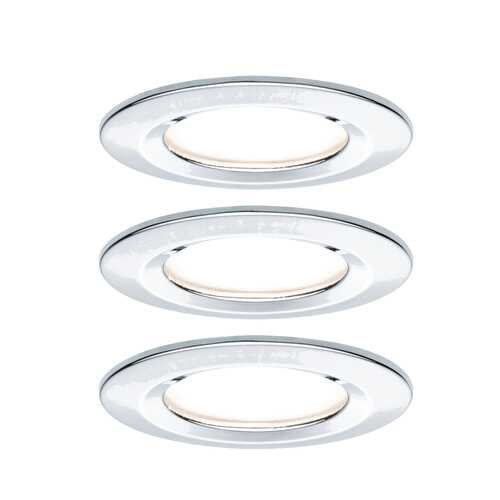 Светильник встраиваемый, комплект Nova IP44 3stepdim 3x6,5W C 93481 в Комус