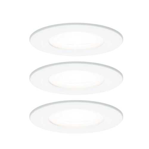 Светильник встраиваемый, комплект Nova LED IP44 3x6,5 GU10 Ws 93442 в Комус