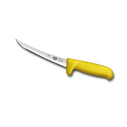 Нож обвалочный VICTORINOX Fibrox 5.6618.15M жёлтый 15 см в Комус