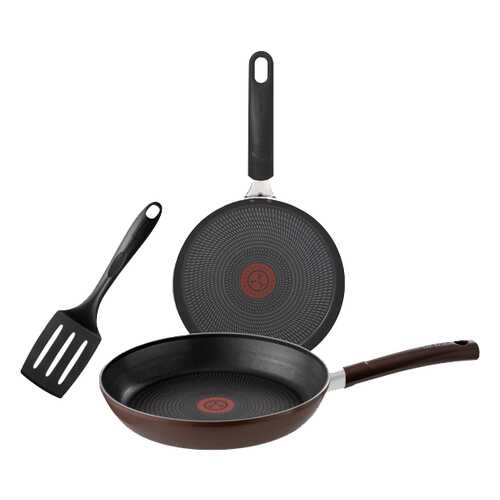 Набор посуды Tefal Tendance Brownie 04182810 Черный, коричневый в Комус