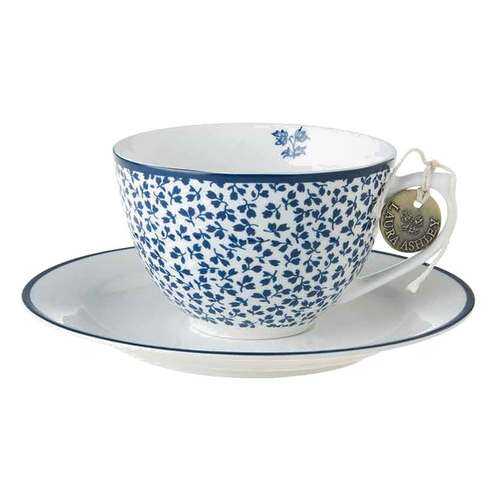 Чашка с блюдцем Laura Ashley Blueprint 260мл Floris в Комус
