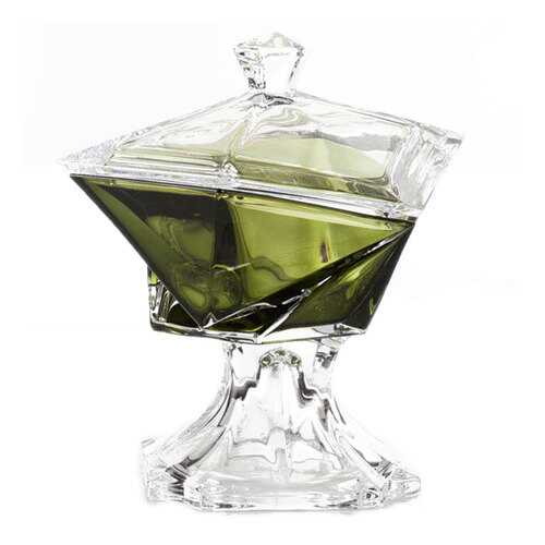 Конфетница с крышкой Crystalite Bohemia Оригами 16см в Комус