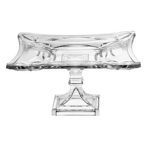 Тарелка для торта на ножке Crystal Bohemia X-LADY 30 см хрусталь в Комус