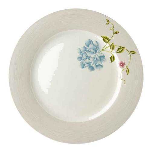 Тарелка Laura Ashley Heritage 26см Cobblestone Pinstripe в Комус