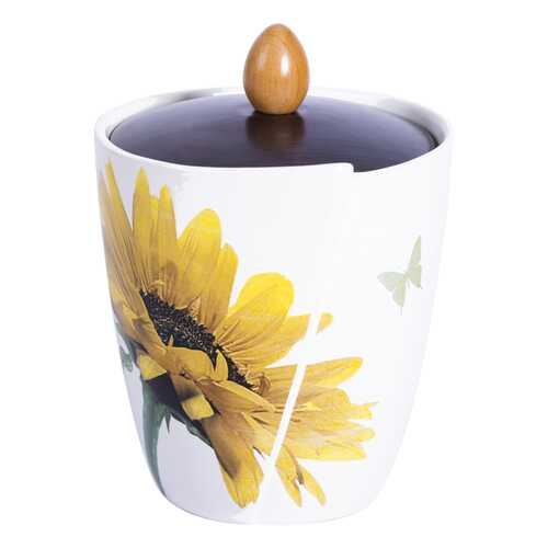 Банка для хранения Ceramiche Viva SUNFLOWER 13x13x18см в Комус