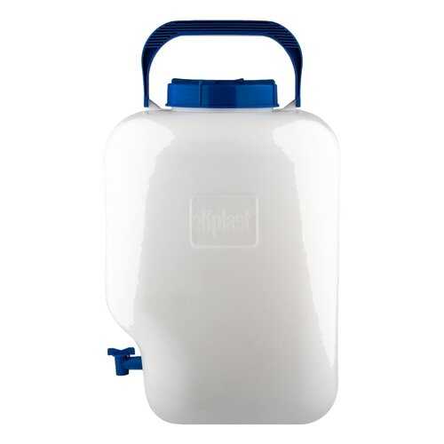 Фляга ElfPlast Aqualine с краном, белый, 35 л в Комус