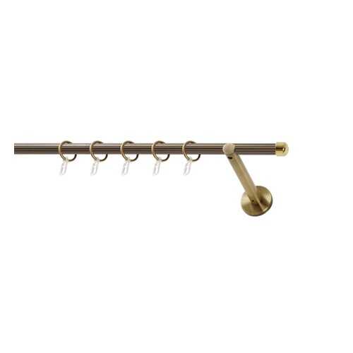 Карниз Art Decor WERDECO, рифленая труба, 2,0м, д=16мм., К_ADZ_1_16_антик200 в Комус