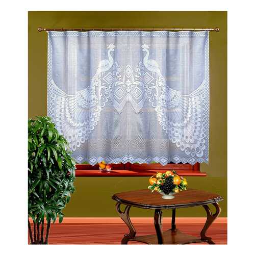 Штора Elegante 1413 белый 200х145 в Комус